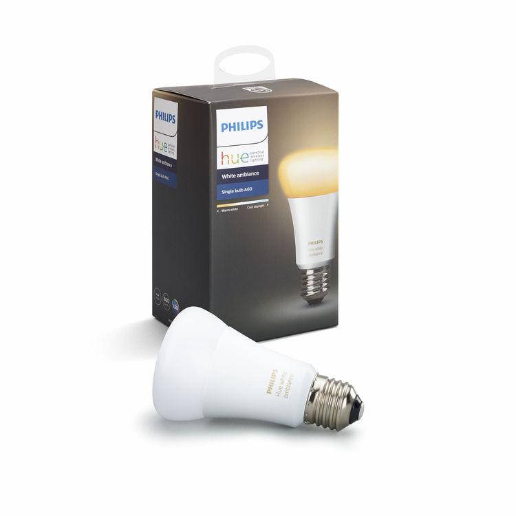 PHILIPS Hue λευκό ατμοσφαιρικό φως Μονός λαμπτήρας E27 1 λαμπτήρας E27 Αποχρώσεις του λευκού (2200-6500K) Φωτίστε κάθε σας στιγμή!