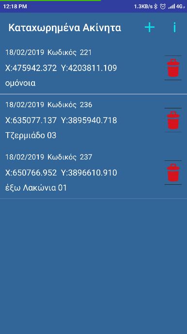 η χρήση GPS.