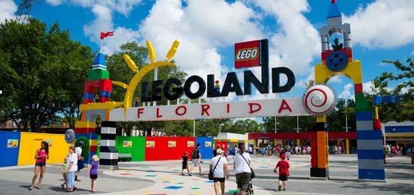 LEGOLAND FLORIDA Ο ΚΟΣΜΟΣ ΤΗΣ LEGO Έναρξη: 10:00 (υπόκειται σε αλλαγές) Κλείσιμο: 17:00 (υπόκειται σε αλλαγές) Γυρίστε πίσω στο χρόνο για τις μεσαιωνικές εποχές στα εδάφη των βασιλείων Lego ή