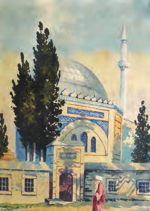 125-150 2215 KADRI AYTOLON (1873-1957) Προύσα (Busra), το πράσινο τζαμί (Yeşil Camii), ένα από