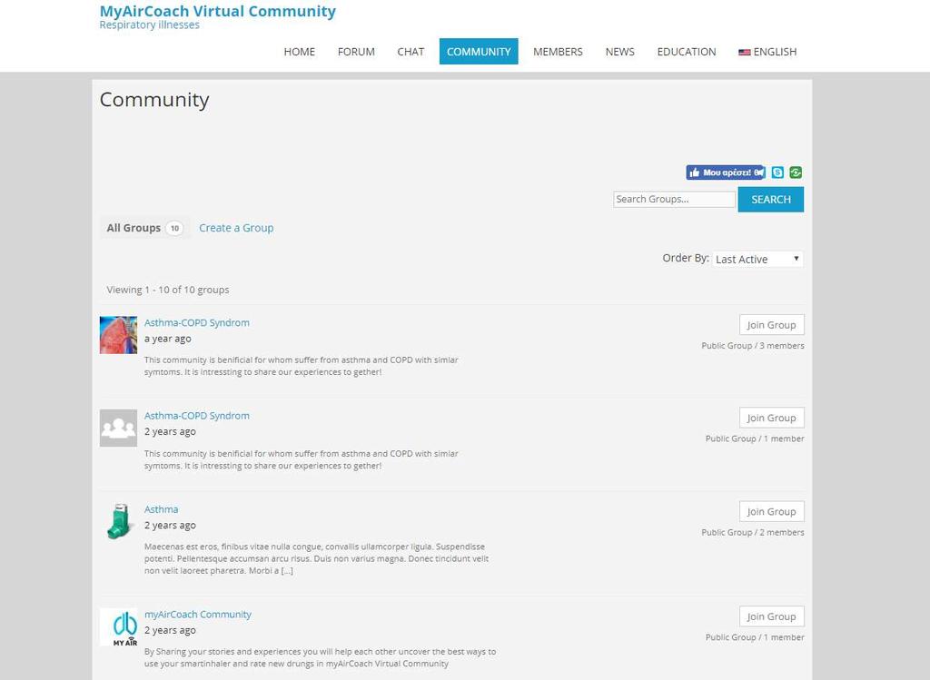 Η Εικονική Κοινότητα ή Virtual Community στοχεύει στην