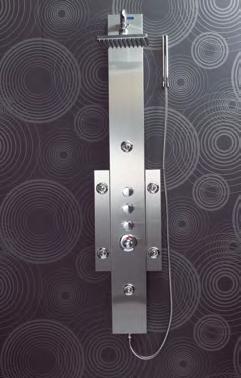 Stainless-steel Shower-Columns with thermostatic faucets, water-jets,