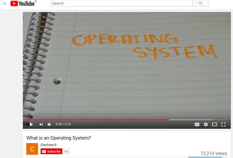 Τι είναι ένα λειτουργικό σύστημα; Διαδικτυακό βίντεο 3 λεπτών και 10