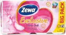 Zewa Exclusive Ultra Soft 8 ρολά Zewa Exclusive Ultra Soft toilet