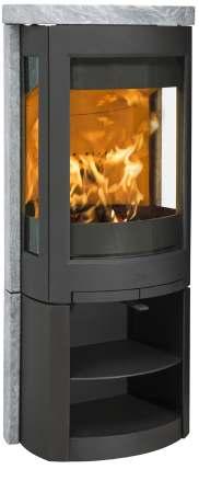 JØTUL F 373 ADVANCE Η Jotul F 373 χαρακτηρίζεται από το μοντέρνο σχεδιασμό της, με τον θάλαμο καύση να στηρίζεται σε μια βάση.