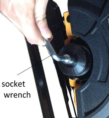 11. ON/OFF switch 12. Auxiliary handle ASSEMBLY Important: Prior to any assembly and adjustment always unplug the tool. Changing the blade (Fig. 3&4) outer flange (2). 5.