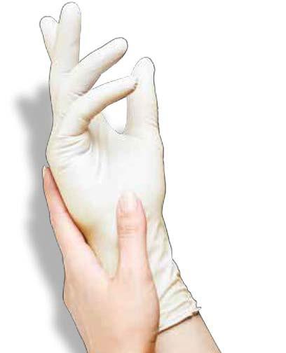 ΓΑΝΤΙΑ ΛΑΤΕΞ - ΜΕ ΠΟΥ ΡΑ - LARGE LATEX GLOVES - POWDERED - LARGE