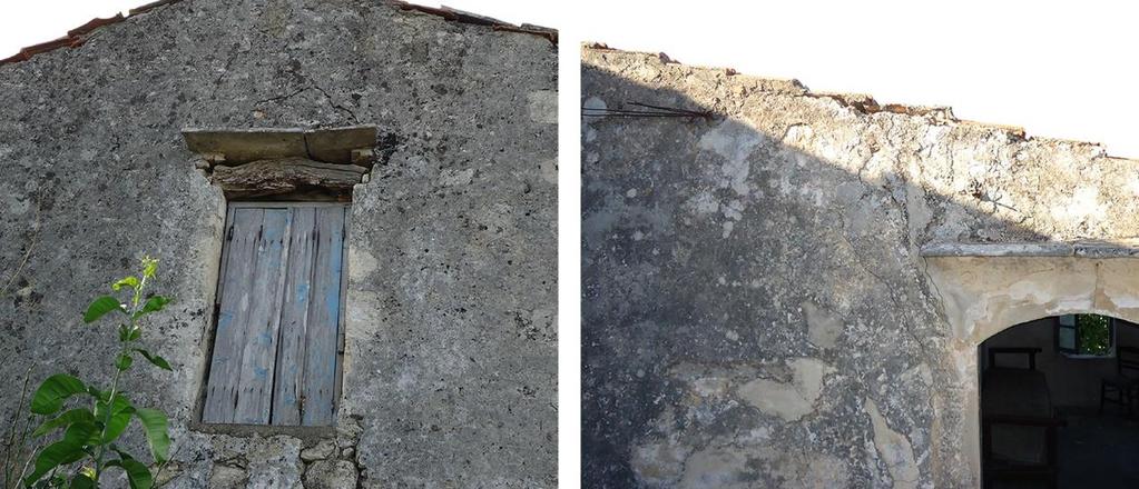 Εντοπισμός και αποτίμηση βλαβών υφιστάμενου κελύφους στον παραδοσιακό οικισμό
