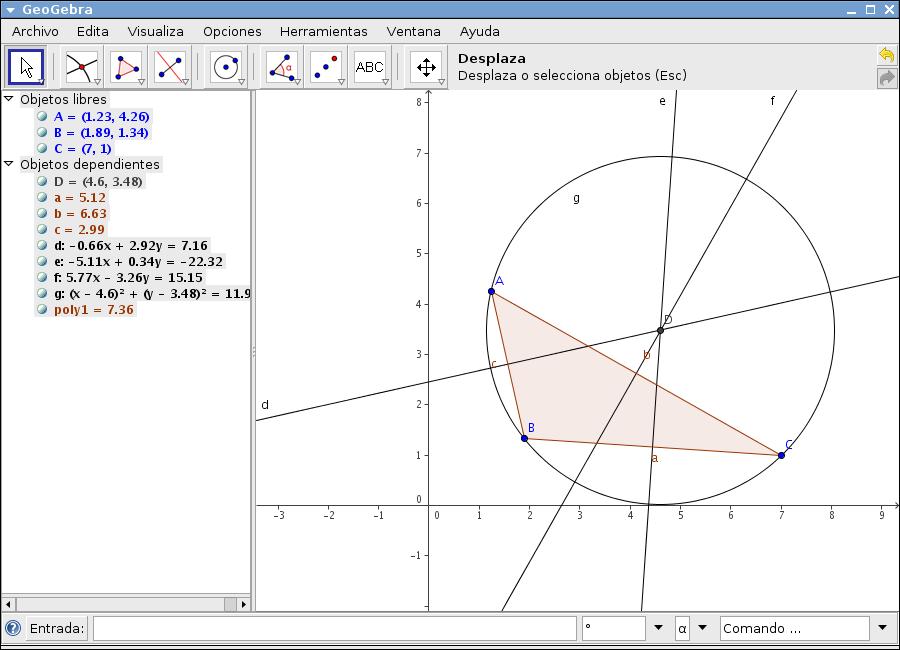 GeoGebra 3. Χρήση Το GeoGebra ικανοποιεί όλες τις πλατφόρμες Mac OS X, Windows, Linux, So laris) είτε ως αυτόνομη εφαρμογή είτε μέσω του φυλλομετρητή ιστού (π.χ. Firefox).