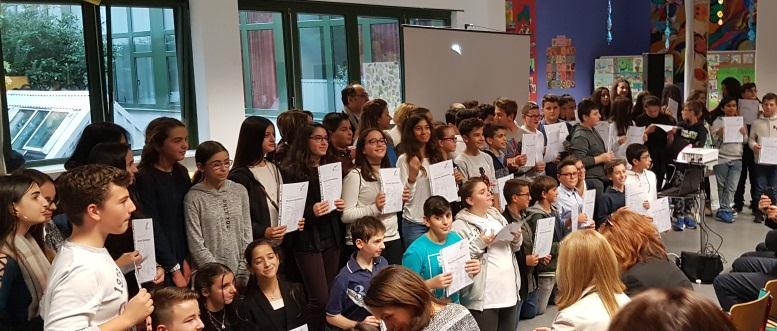 Oktober 2018 Το Ίδρυμα Παλλάδιον και το Συντονιστικό Γραφείο Εκπαίδευσης του Γενικού Προξενείου στο Μόναχο διοργανώσαν τελετή απονομής των Διπλωμάτων Γερμανικής Γλώσσας στους επιτυχόντες μαθητές των
