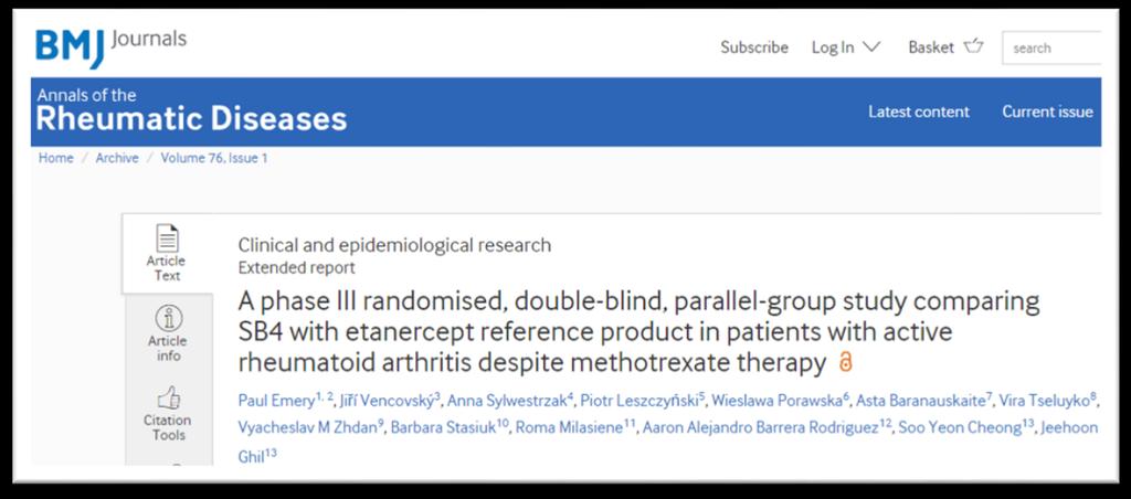 Γεν είναι απαραίηηηα κακό Η επίπτωςθ των ΑΕ (treatment-emergent adverse events) ιταν παρόμοια (55.2% vs 58.2%) Η επίπτωςθ των antidrug antibody τθν εβδ 24 ιταν χαμθλότερθ ςτο SB4 vs ETN (0.7% vs 13.