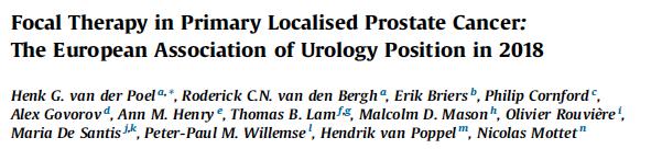 Ø Based on the available data, it should be recognised that AS is the preferred option for many men with low-risk PCa.