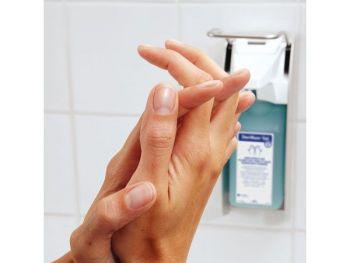 Υγιεινή των χεριών Υγιεινή των χεριών Αντισηψία χεριών με αλκοολούχο διάλυμα: Απλό πλύσιμο των χεριών