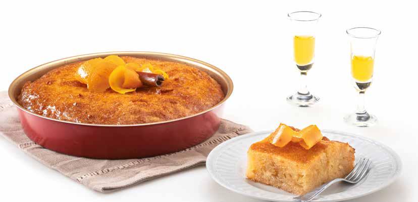 Dolce Paradiso Πορτοκαλόπιτα Το Dolce Paradiso είναι το νέο µίγµα της Puratos για την παρασκευή παραδοσιακών γλυκών όπως ραβανί, καρυδόπιτα, πορτοκαλόπιτα και σάµαλι.