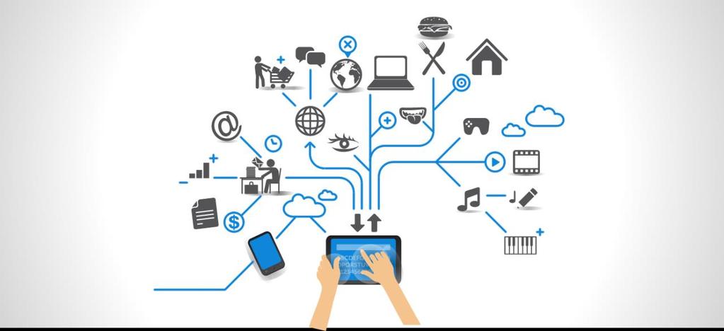 Διαδίκτυο Πραγμάτων Internet of Things - IoT Το "Διαδίκτυο των Πραγμάτων" στοχεύει στην διασύνδεση διάφορων μικρών και μεγάλων συσκευών ή και οχημάτων με ενσωματωμένους αισθητήρες και εξοπλισμό