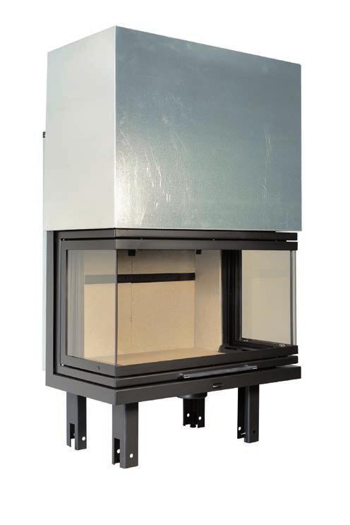 HEARTH MADE OF CAST IRON OR VERMICULITE ΕΣΤΙΑ ΑΠΟ ΜΑΝΤΕΜΙ ή ΒΕΡΜΙΚΟΥΛΙΤΗ PREMIUM HEATING AERO-S three side 90 Useful heat output / Θερμική ισχύς (KW) 20,10 Efficiency / Θερμική απόδοση (%) 72 Heated