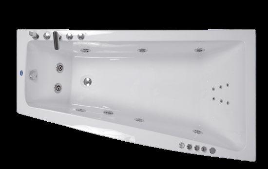 κοχύλι konchili 190x105 66 Μία νέα εκδοχή γεννήθηκε. Ιδανική πρόταση, η οποία συνδυάζει άριστα την κομψότητα & την εξοικονόμηση χώρου. Μπανιέρα ασύμμετρης σχεδίασης και λειτουργικού design.