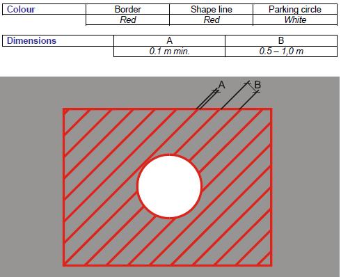 3.3.2.16.7 AIRBRIDGE WHEEL POSITION Η περιοχή κάτω από μια αερογέφυρα, πρέπει να διατηρείται απαλλαγμένη από οχήματα και εξοπλισμό, για να εξασφαλιστεί η ασφαλής λειτουργία της αερογέφυρας.