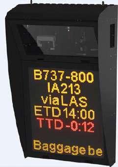 3.4.9 ΔΥΝΑΜΙΚΕΣ ΕΠΙΓΡΑΦΕΣ (DYNAMIC SIGNS) Σε ορισμένα αεροδρόμια, τα δυναμικά σήματα, τα οποία αναφέρονται ως συστήματα απεικόνισης πληροφοριών ράμπας (RIDS), χρησιμοποιούνται για την παροχή