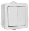 ΔΙΑΚΟΠΤΕΣ 10Α & ΠΡΙΖΕΣ 16A ΙΡ-44 WWhite and Grey waterproof switches 10A & sockets 16A IP-20 13-20501 13-10501 13-21501