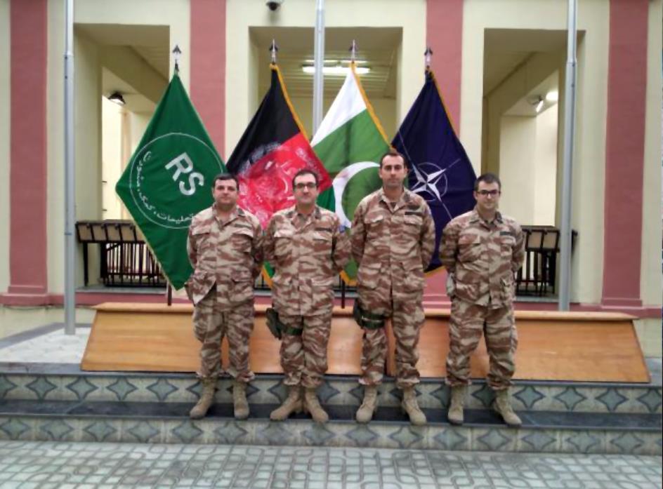 Στη διεθνή δύναμη του ΝΑΤΟ RSM (RESOLUTE SUPPORT MISSION) στο Αφγανιστάν, με τη συμμετοχή 4 στελεχών (α:3, υ:1) στο hq rs στη Καμπούλ από την 20 Οκτ 18.
