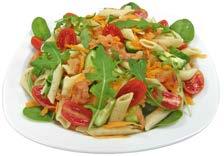 Σαλάτες Λαχανικών / Vegetable Salads Σαλάτες Ζυμαρικών / Pasta Salads 4,70 Vegan Σαλάτα Κρητική Greek Cretan salad Τραγανά Κρητικά
