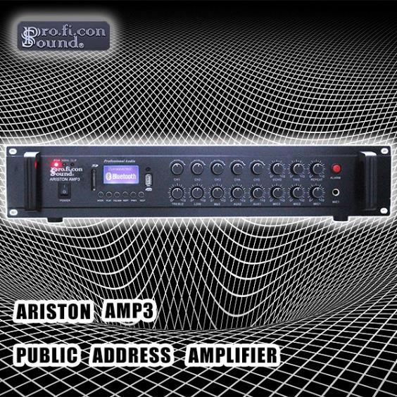 PROFICON SOUND ARISTON AMP3 Συγχαρητήρια για την αγορά του ενισχυτή PROFICON SOUND ARISTON AMP3 Παρακαλούμε διαβάστε προσεκτικά τις οδηγίες πριν από τη χρήση του.