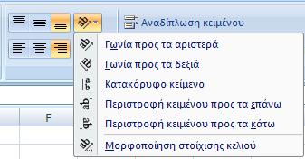 Επιλέγουμε το κελί και κάνουμε κλικ στο "Αναδίπλωση κειμένου" στο πλαίσιο "Στοίχιση" στην καρτέλα "Κεντρική"