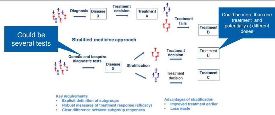 Τhe Stratified medicine To treat precisely one has to diagnose