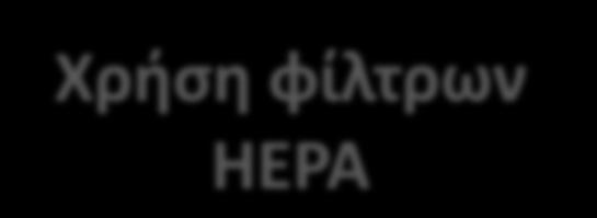 φίλτρων HEPA Αερισμός (αερογενή κονίδια σπόροι του aspergillus spp)