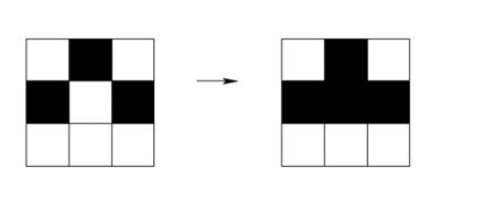 πλευρές του ορθογωνίου, ακόμα και όταν όλα τα μοναδιαία τετράγωνα αποκτήσουν μαύρο πιόνι, και συνολικά είναι, δηλαδή πρέπει: 4 Επειδή ο Ν είναι ακέραιος, πρέπει Επομένως ο ζητούμενος αριθμός είναι ο