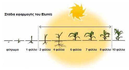 Το Elumis 105 OD είναι το μοναδικό ζιζανιοκτόνο καλαμποκιού, που εξασφαλίζει καθολικό έλεγχο αγρωστωδών και πλατύφυλλων ζιζανίων, ετήσιων αλλά και πολυετών, με ένα μόνο πέρασμα