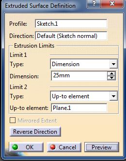 επεξεργασίας επιφανειών. Αυτά τα εργαλεία είναι τα Extrude, Revolve, Sphere, Cylinder, Offset, Sweep, Fill, Blend και Multi-Sections Surface σχήμα 4.2.