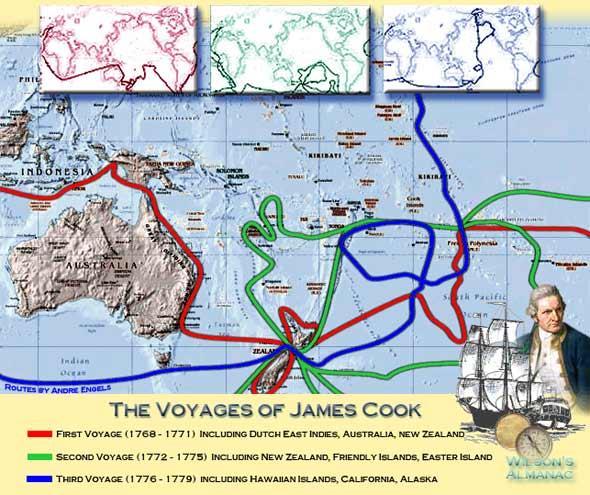 Τζέιμς Κουκ: Ο «πατέρας της Γεωγραφίας» Άγγλος θαλασσοπόρος και χαρτογράφος (Γιορκσάιρ, 1728 - Χαβάη, 1779) Κατατάχθηκε στο Βρετανικό Ναυτικό και αρχικά ταξίδεψε στον Καναδά, όπου ανέλαβε τις