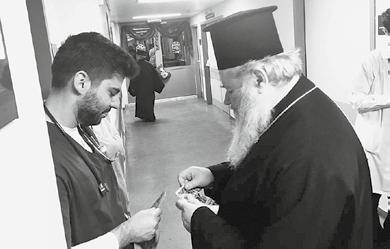 Σταῦρος Κατσιγαράκης, ὁ ἐφημέριος της Ἐνορίας Μουρνιῶν Πρωτ.