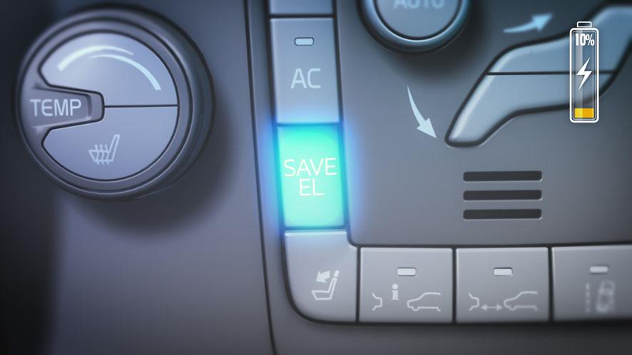 Ο οδηγός μπορεί να επιλέξει την εξοικονόμηση ενέργειας από τη μπαταρία, ώστε αργότερα να επιλέξει την αμιγώς ηλεκτροκίνητη λειτουργία του αυτοκινήτου για να περάσει για παράδειγμα από μια αστική
