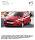 Opel Agila Τιμοκατάλογος MY12.5 1 Φεβρουαρίου 2012