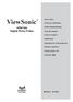 ViewSonic. VFM1586 Digital Photo Frame. - User Guide. - Guide de l utilisateur. - Bedienungsanleitung. - Guía del usuario.