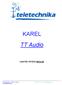 KAREL TT Audio ΟΔΗΓΙΕΣ ΧΡΗΣΗΣ MS14-26. www.teletechnika.gr