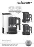 Bedienungsanleitung Instruction Manual. Filterkaffee-Automat 5980 / 5981 / 5990 Filter Coffee Maker 5980 / 5981 / 5990