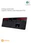 Getting started with Logitech Wireless Solar Keyboard K750