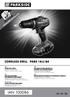 IAN 100086. CORDLESS DRILL PABS 18-Li B4. CORDLESS DRILL Operation and Safety Notes Translation of original operation manual