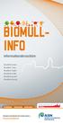 BIOMÜLL- INFO. Informationsbroschüre