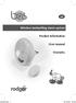 Wireless bedwe ng alarm system. Product informa on. User manual. Warranty