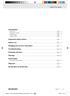 Table of Contents. Introduction Proper use...page 6 Description of parts...page 6 Supply Scope...Page 7 Technical data...page 7