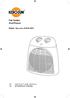 Fan Heater Αερόθερμο. Model / Μοντέλο KHFN-2021 EN GR INSTRUCTIONS MANUAL ΕΓΧΕΙΡΙΔΙΟ ΧΡΗΣΗΣ