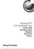 Bluetooth Car Speakerphone HCB-100E. Wersja polska Magyar Ελληνικά. This is the Internet version of the User s guide. Print only for private use.