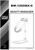 BM-1200GX-C BEAUTY MASSAGER. www.body--sculpture.com