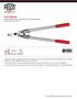 FELCO 200A-60 - Κλαδευτήρι δύο χεριών - Μήκος 60 cm - ΙΣΙΑ κεφαλή κοπής