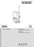 DSL DSL2000 - (AU02700) Lampeggiante ISTRUZIONI PER L INSTALLAZIONE. Flashing light INSTRUCTIONS FOR INSTALLATIONS I UK F E D P NL GR